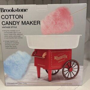 Brookstone Cotton Candy Maker Vintage Style (Only The Machine) New